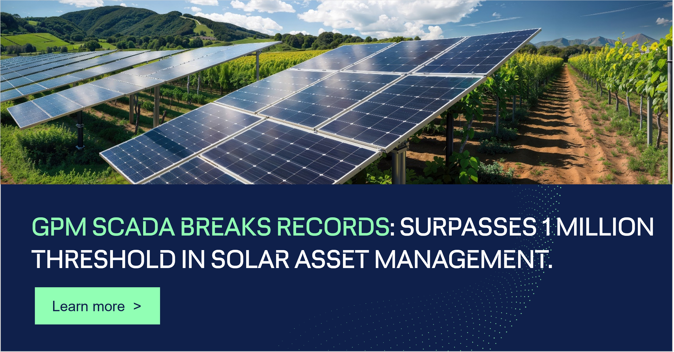 GPM SCADA Sets Record with Over One Million Variables in Solar Asset Management