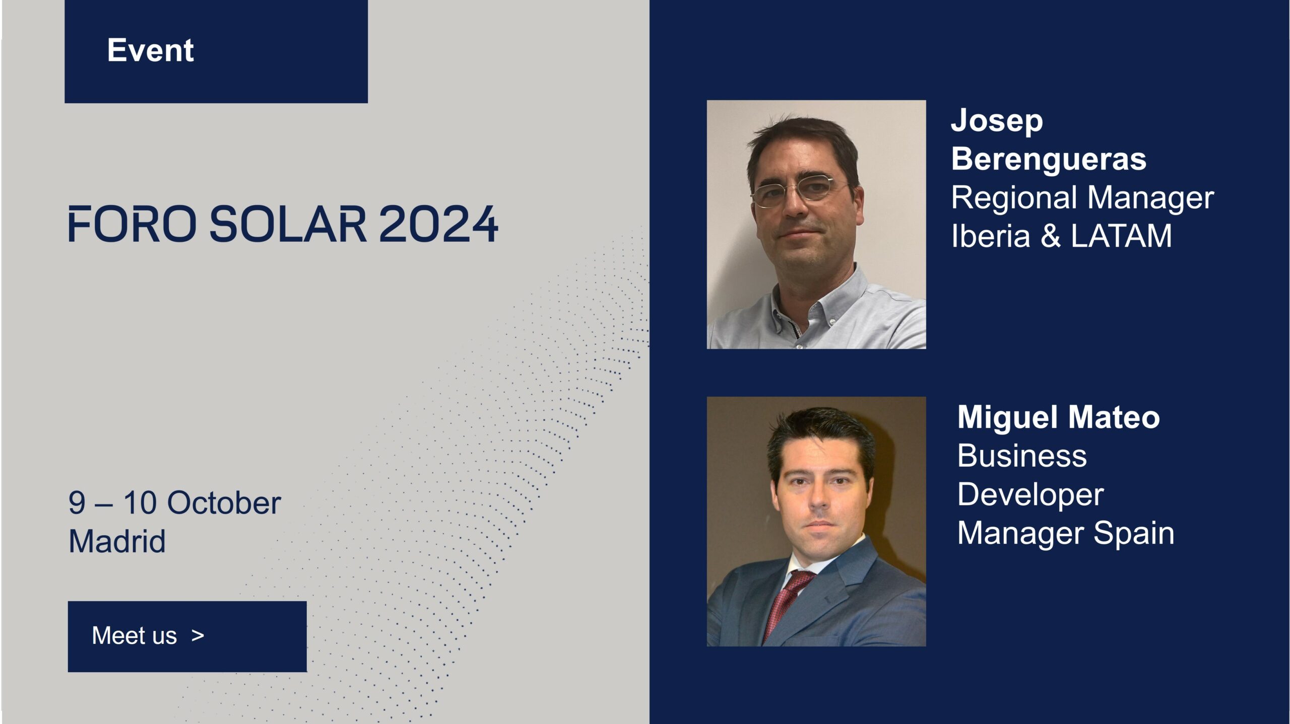 Greenpowermonitor will attend Foro Solar 2024, to be held on October 9-10 in Madrid, Spain.